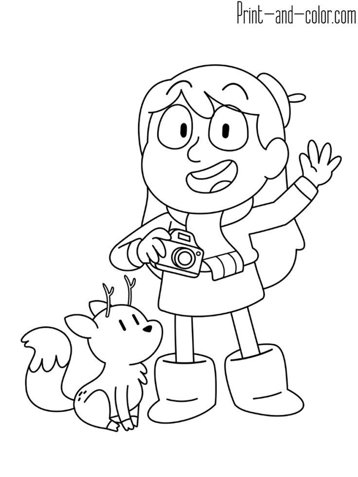 Hilda coloring pages | Print and Color.com | Coloring pages, Art  inspiration drawing, Prints