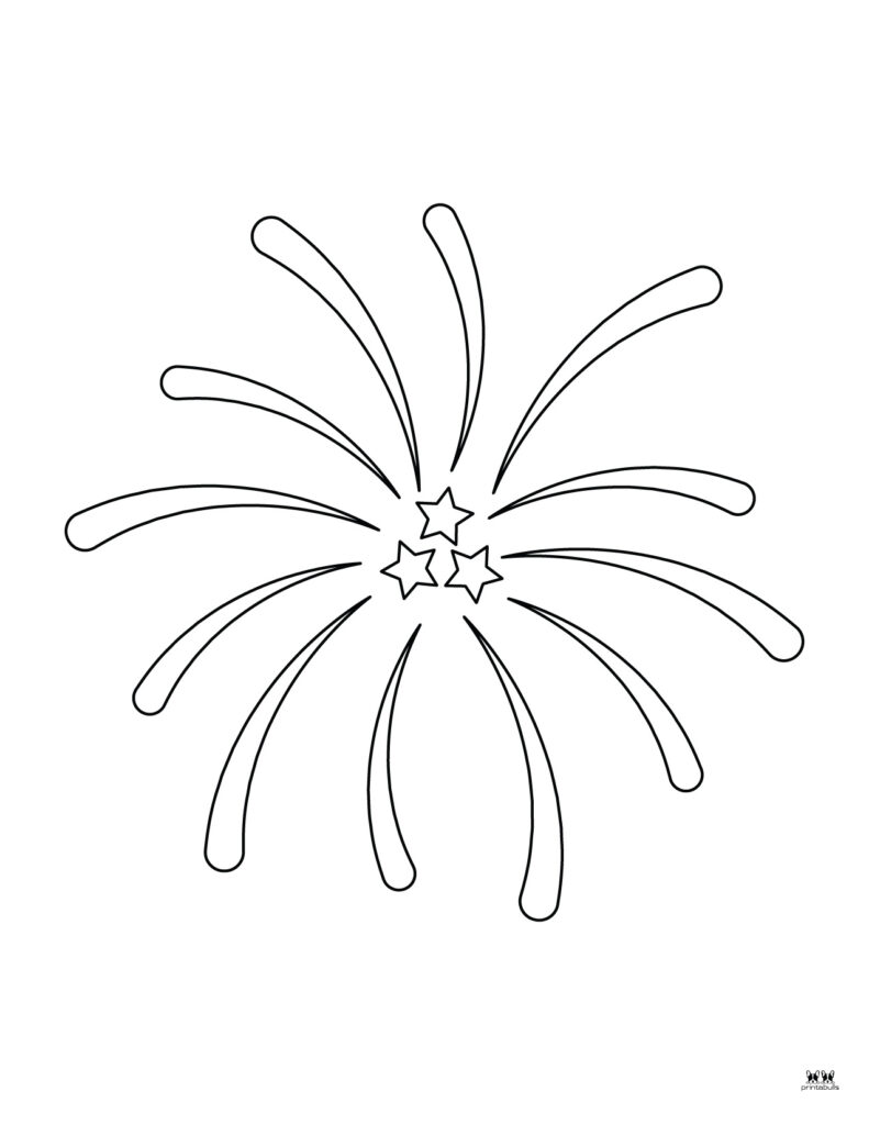 Firework Coloring Pages - 30 FREE Printables | Printabulls