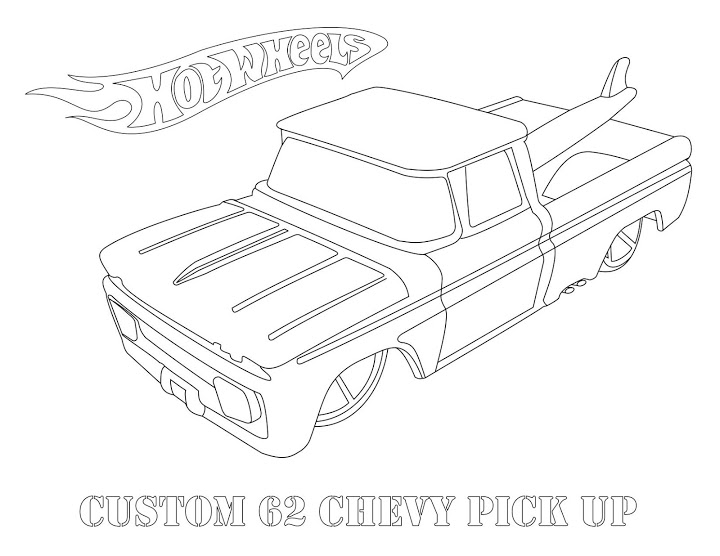 Chevy Coloring Pages Print posted by John Mercado