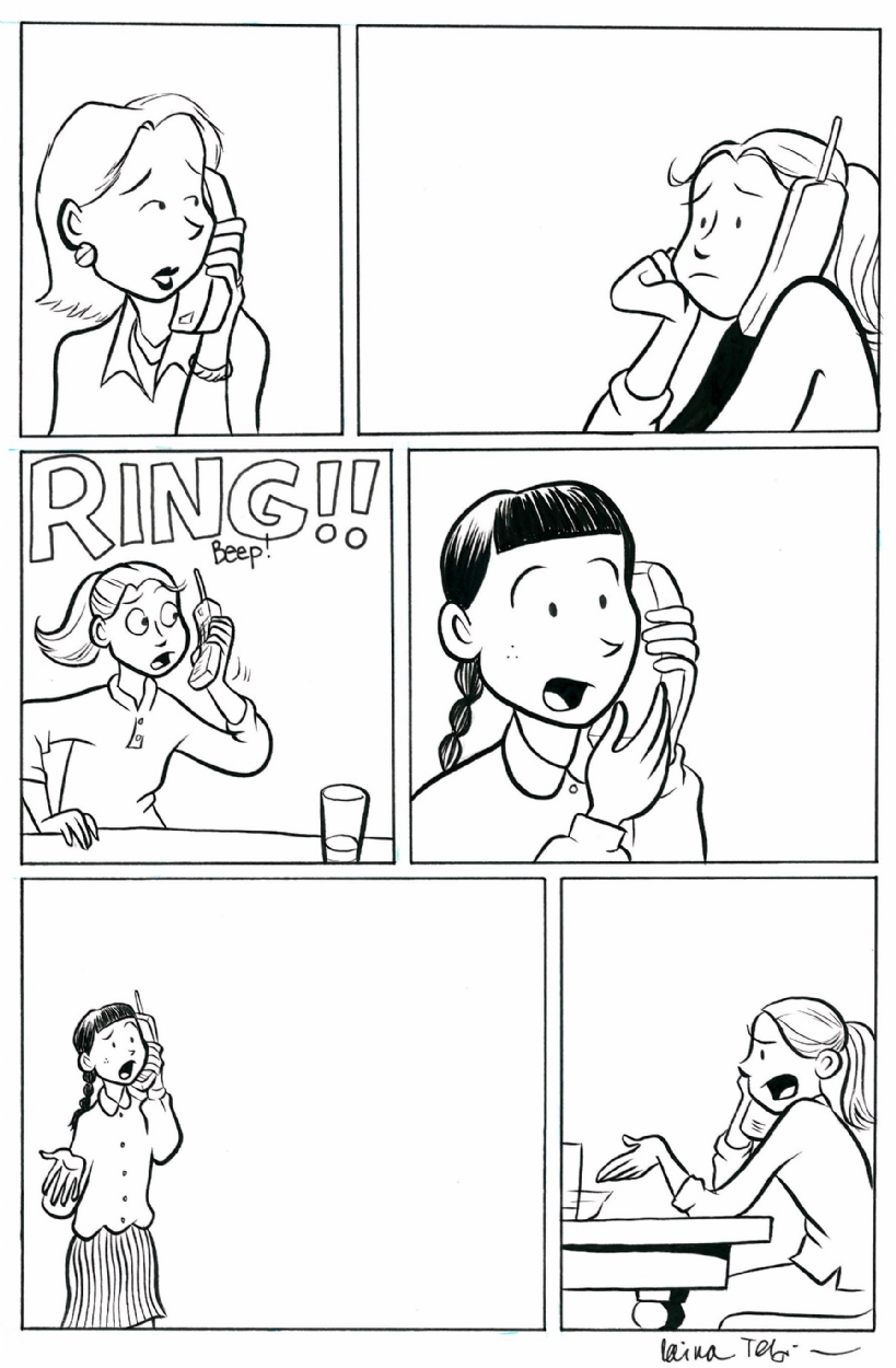 Stacey page by Raina Telgemeier ...