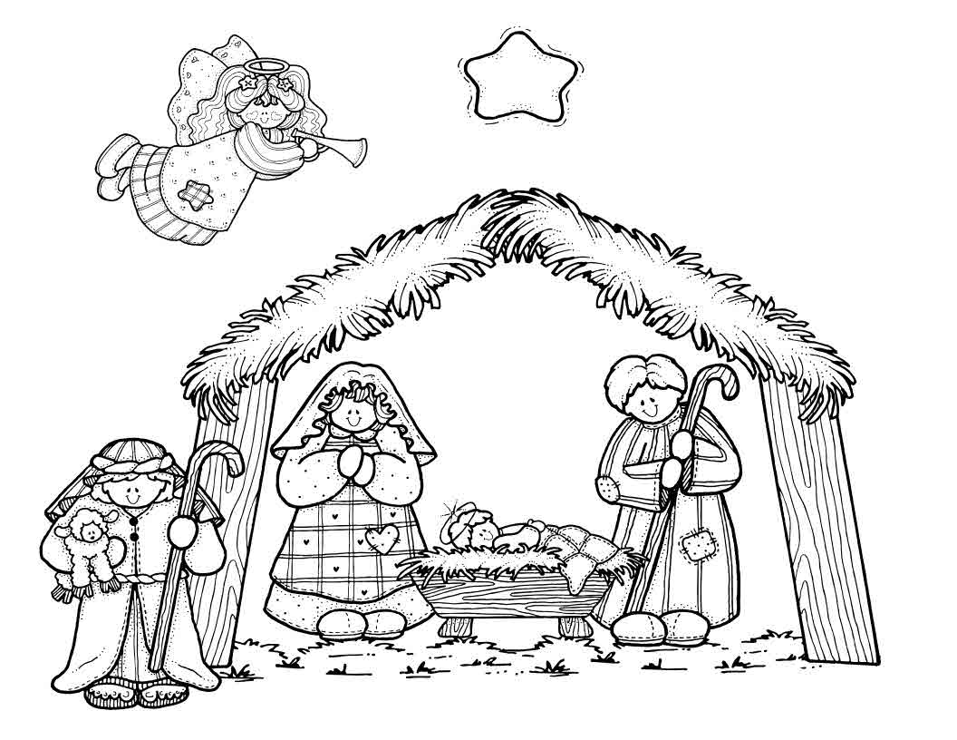 Free printable Nativity Coloring Pages For Kids - Coloring pages