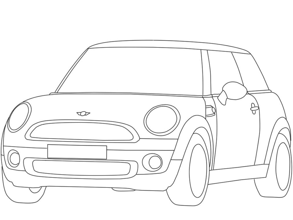 Austin Mini Cooper S coloring page - Free Printable Coloring Pages ...