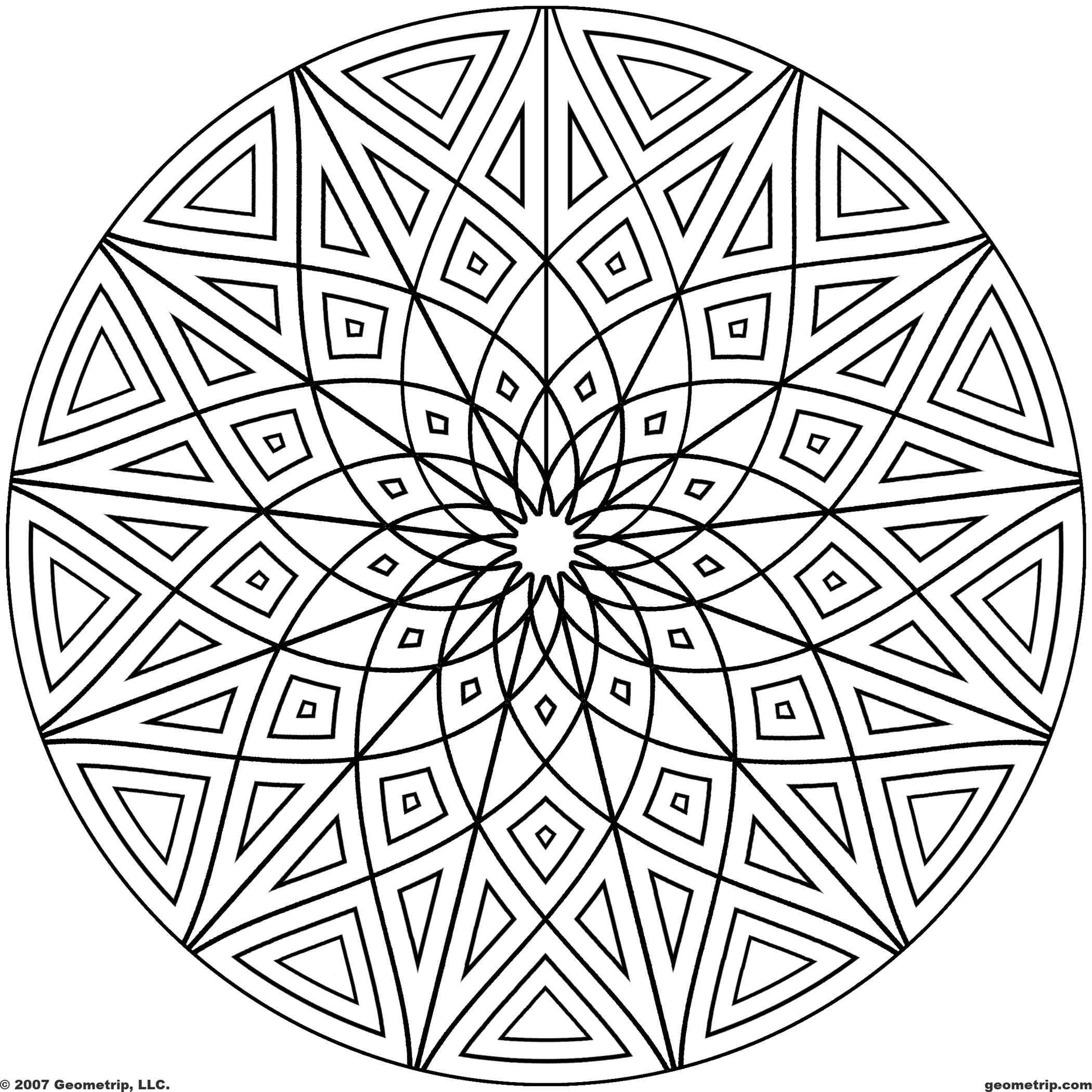 Cool Design Coloring Pages To Print - Coloring
