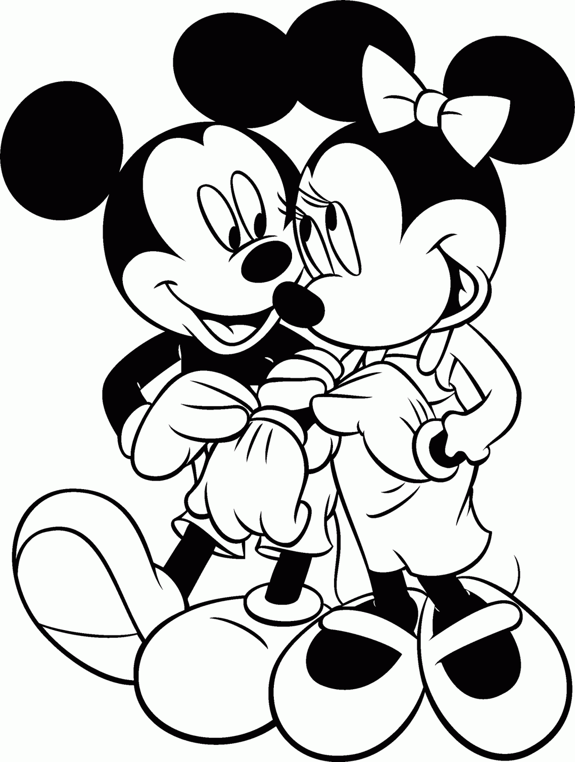 Disney Mickey Mouse Pictures Color - High Quality Coloring Pages
