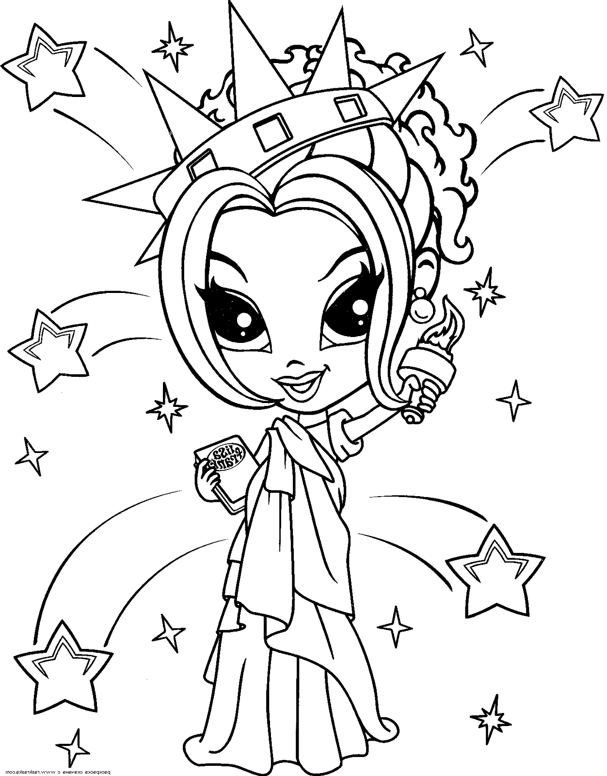 Free Lisa Frank Coloring Page