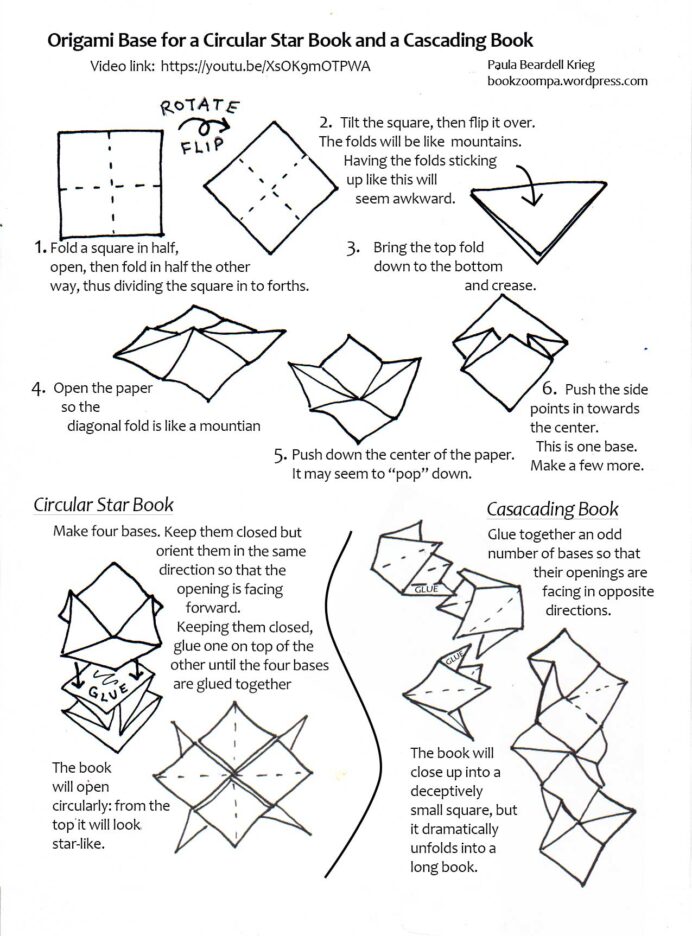 Origami Pamphlet Playful Bookbinding And Handwriting Books worksheets  integer problems 7th grade second grade time worksheets inch grid paper  subtraction coloring sheet 2nd grade math games Worksheets Family times