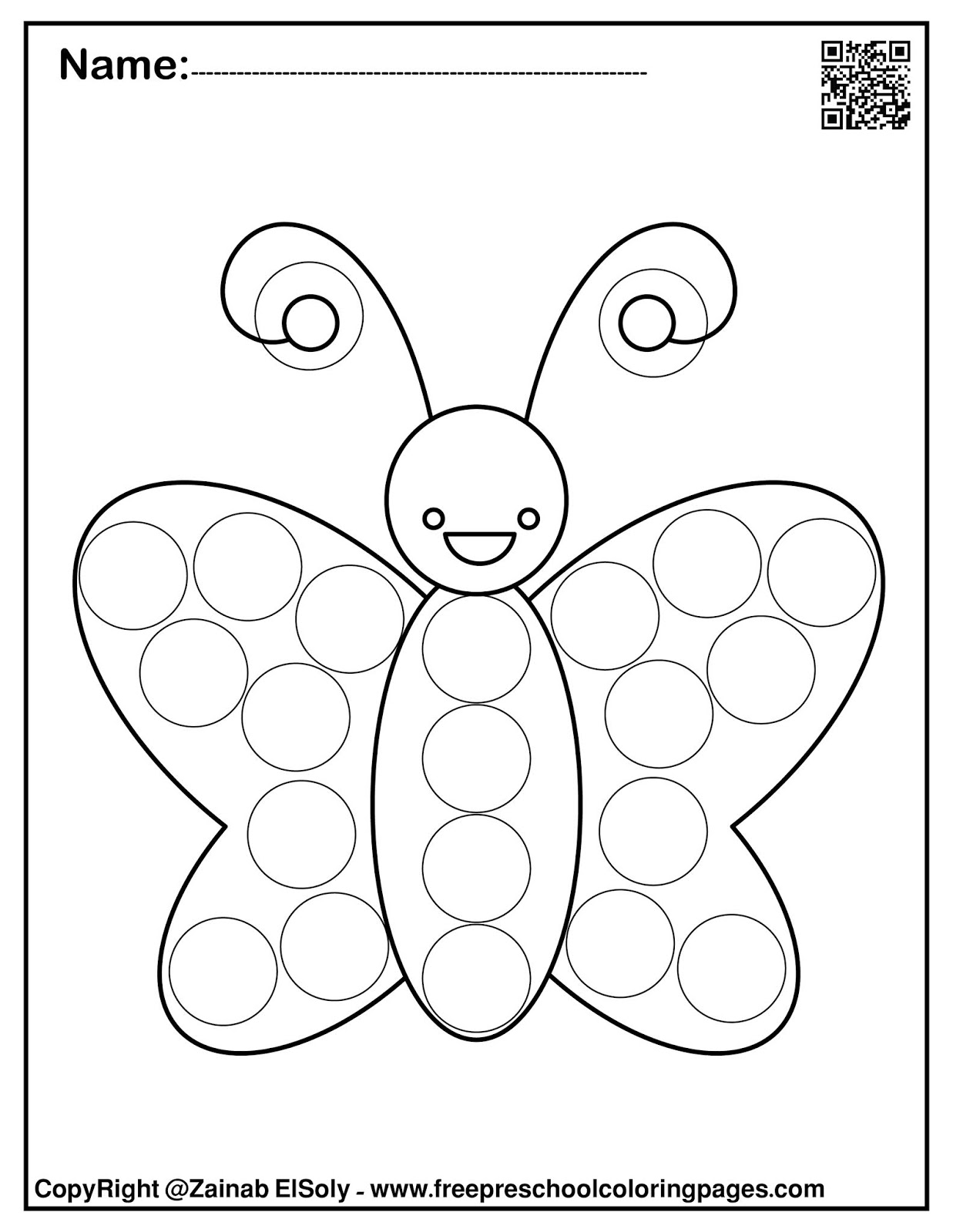 Free Printable Dot Coloring Pages