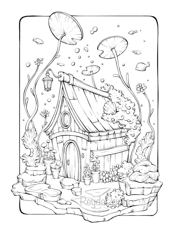Houses Printable Coloring Pages ...