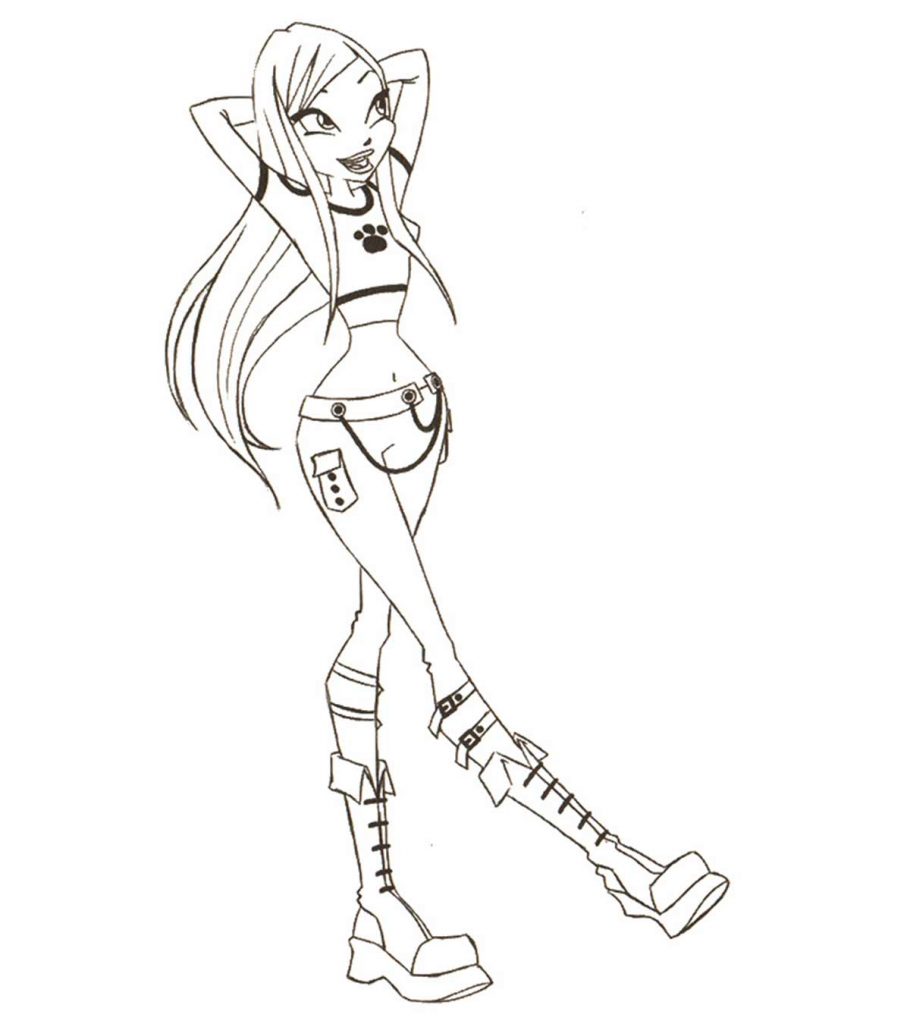 Top 10 Free Printable Winx Club Coloring Pages Online