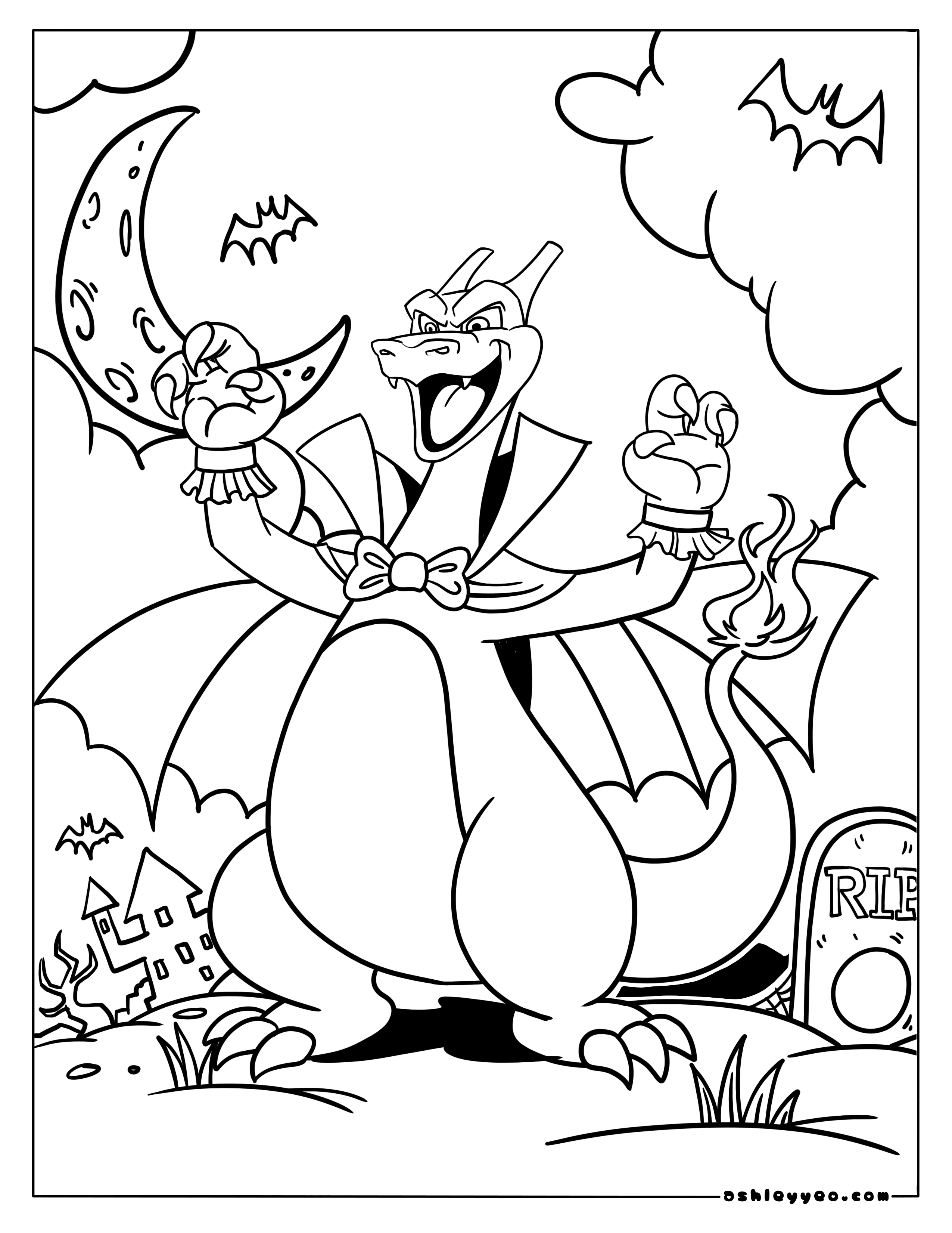 10 Spooky Pokémon Halloween Coloring Pages for October Fun