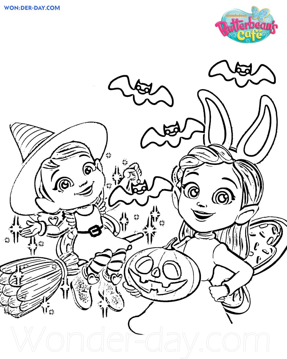 Butterbean's Cafe Coloring Pages - Best coloring pages