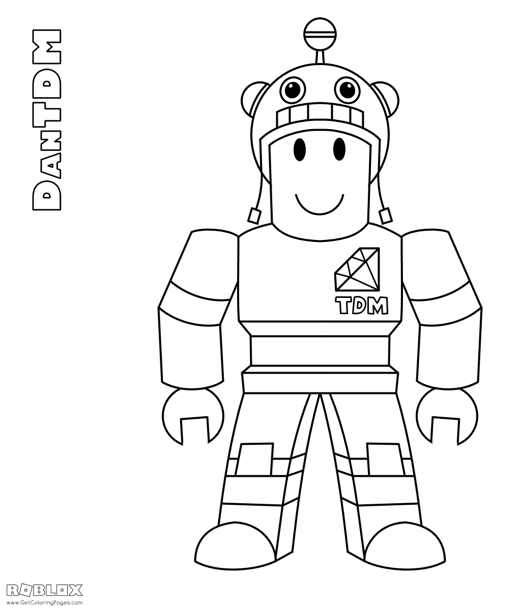 Roblox Coloring Pages - GetColoringPages.com