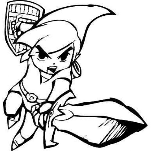 Zelda Wind Waker Coloring Pages - Get Coloring Pages
