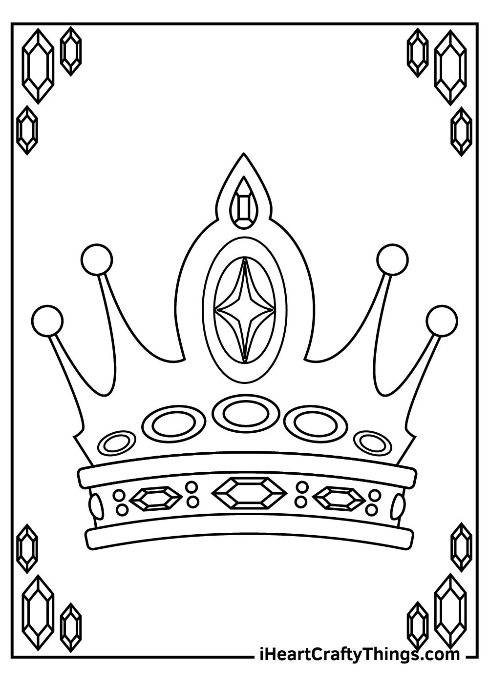 Crown Coloring Pages (Updated 2023)