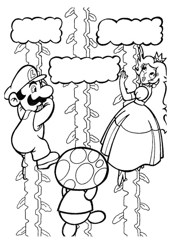 Coloring Page | Super mario coloring pages, Mario coloring pages, Princess coloring  pages