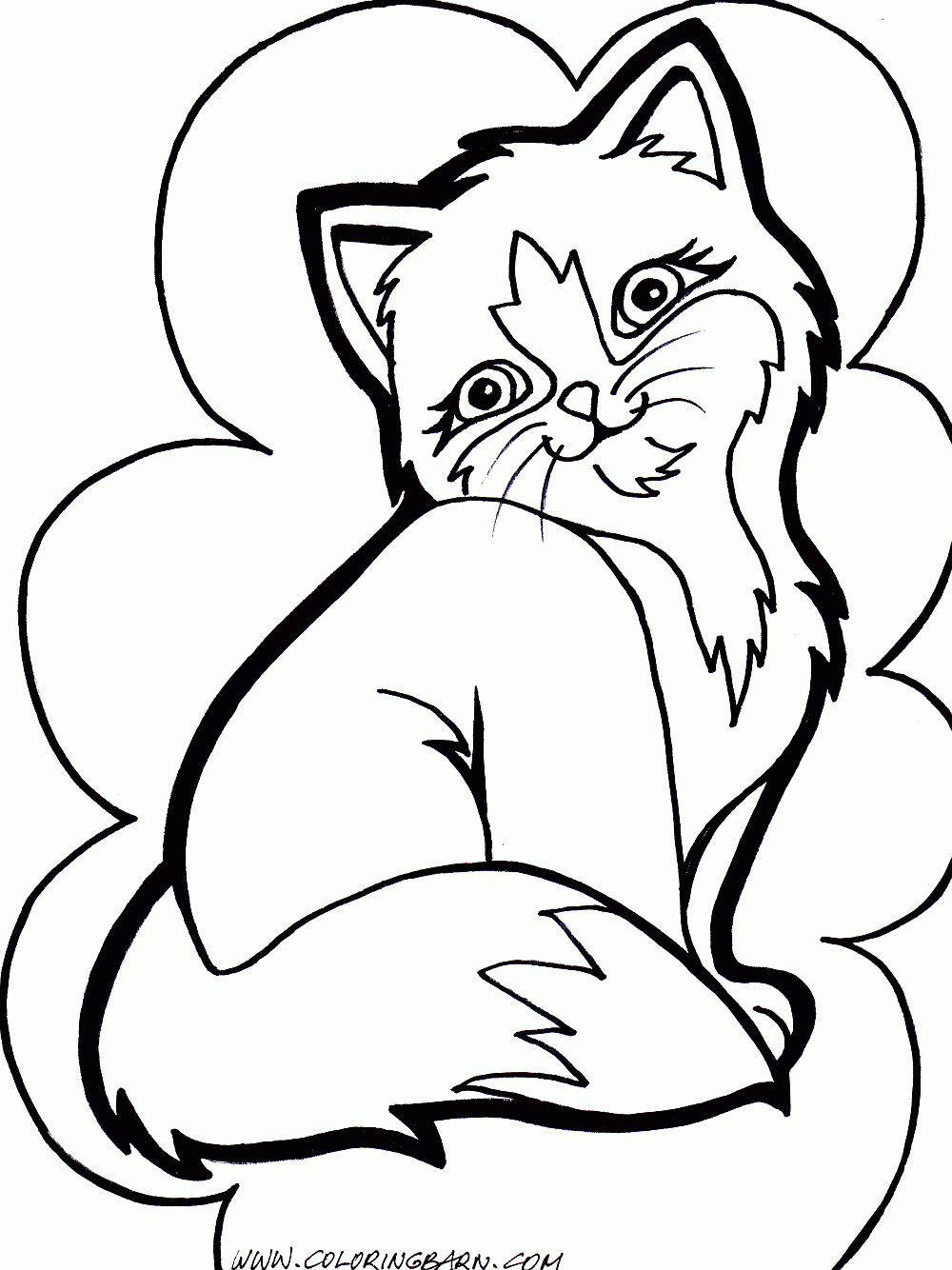 Cat Coloring Page - GetColoringPages.com