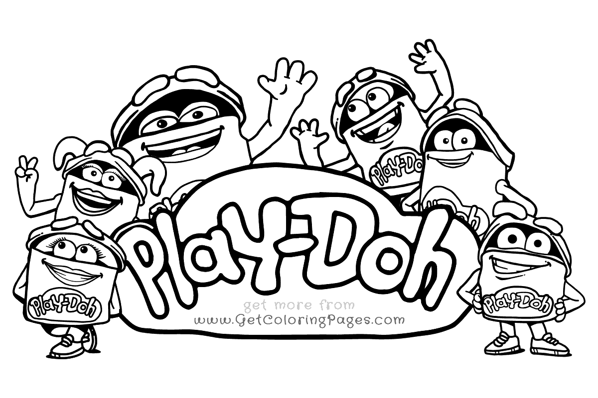 Play Doh Coloring Pages - GetColoringPages.com