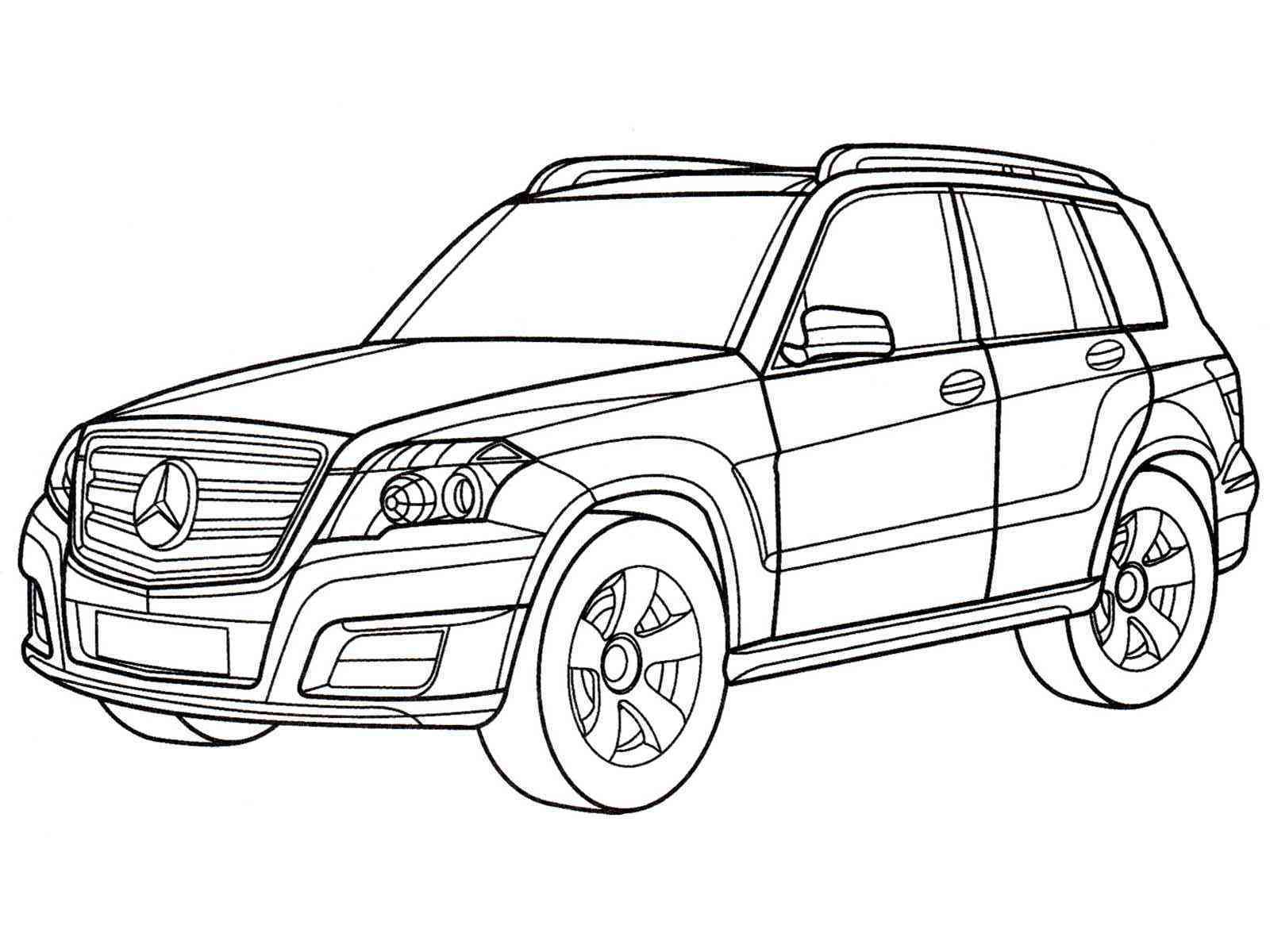 Mercedes coloring pages. Free Printable Mercedes coloring pages.