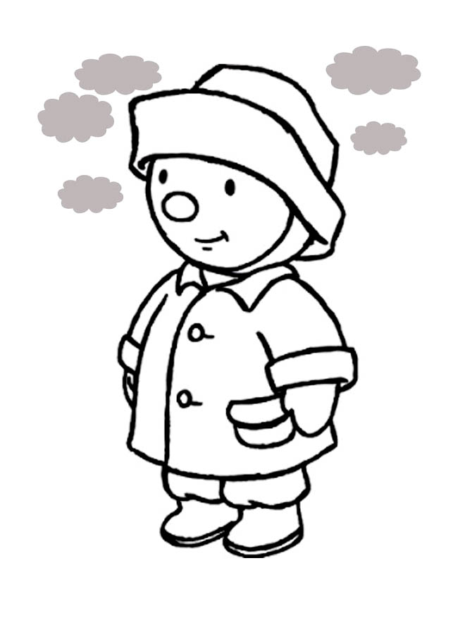 Free coloring pages of T'choupi to color - Tchoupi Kids Coloring Pages