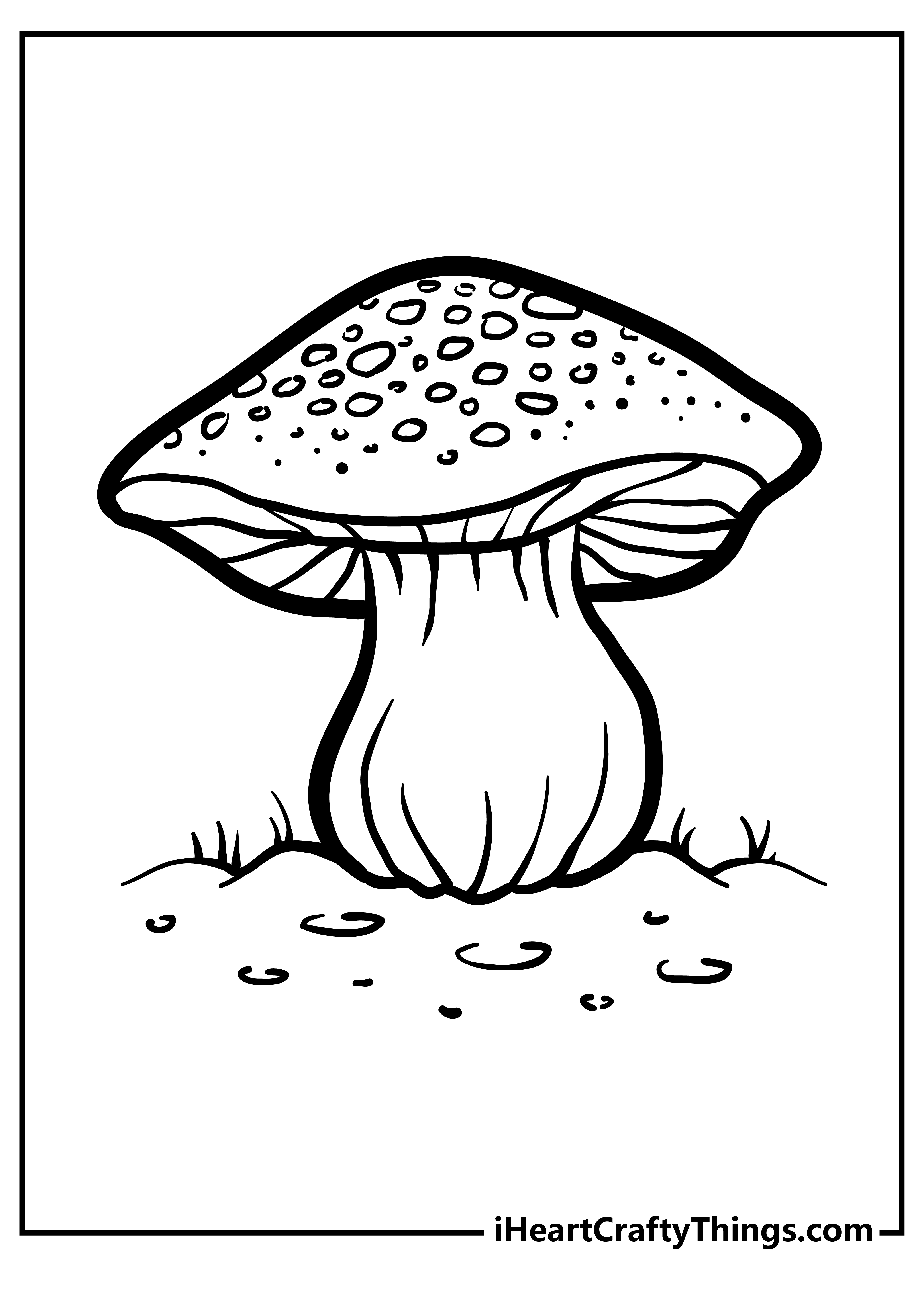 Printable Mushroom Coloring Pages (Updated 2023)