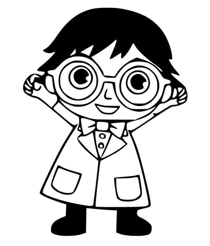 Doctor Ryan Coloring Page - Free Printable Coloring Pages for Kids