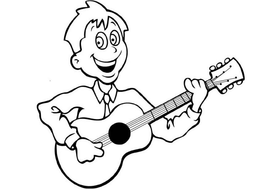 Drawings Musician (Jobs) – Printable coloring pages