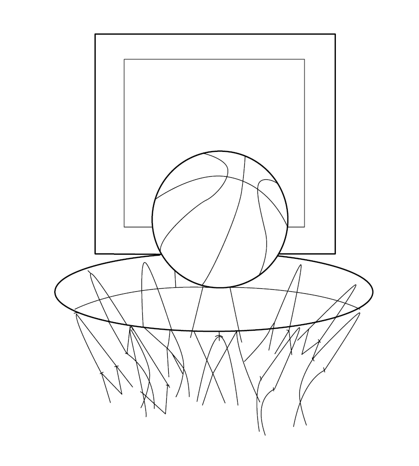 BASKETBALL COLOURING PICTURE | Free Colouring Book for Children – Monkey  Pen Store