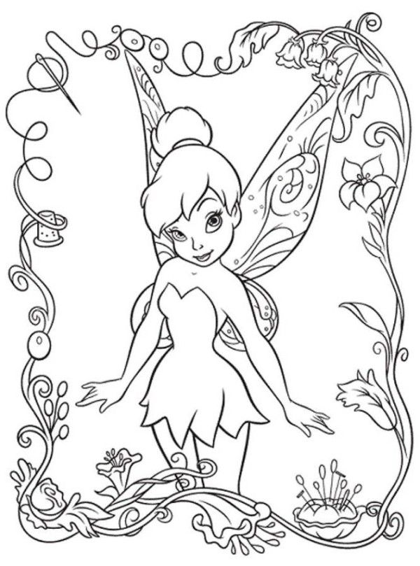 Tinkerbell And Booble Coloring Pages - Booble Tinkerbell, Cartoon ...