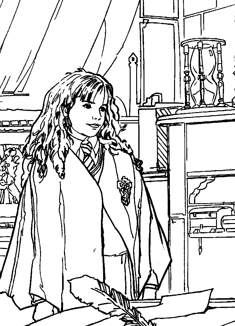 Free Harry Potter Coloring Pages: 44 Coloring Sheets ...