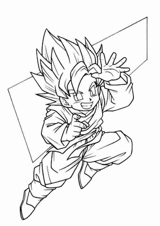 Coloring pages dragon ball - picture 70