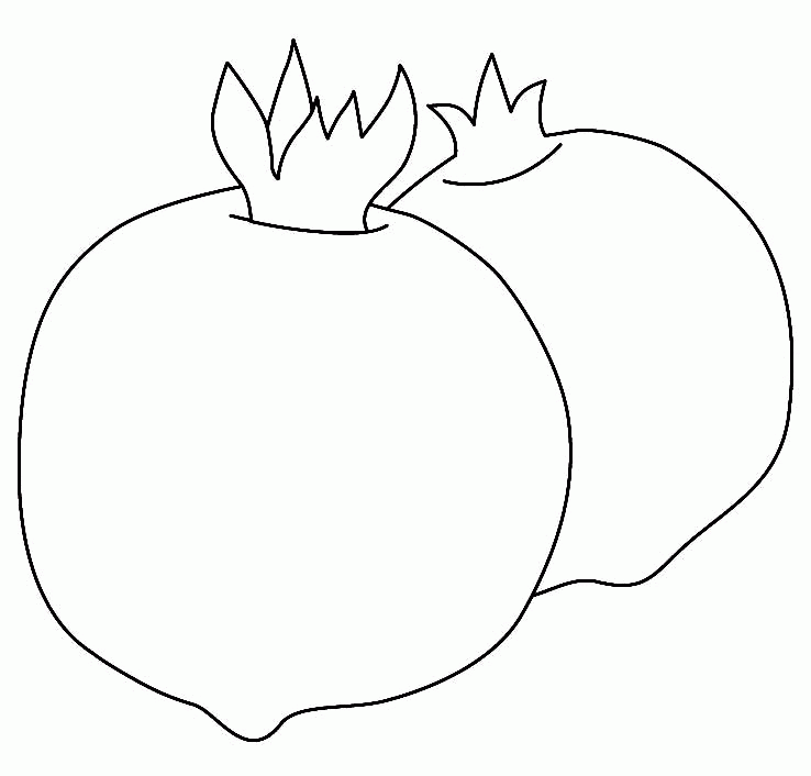 Tropical Fruits Coloring Pages Ideas