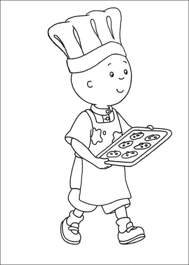 Caillou Coloring Pages Online - Picture 23 – Free Printable 