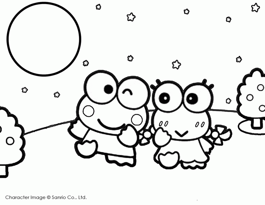 Hello Kitty Coloring Pages