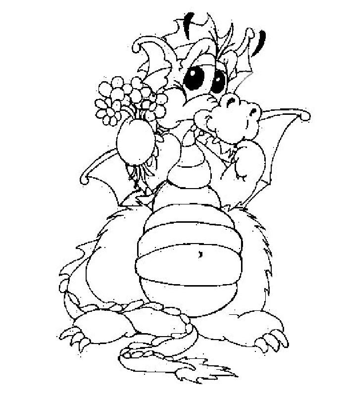 Dragons Coloring Pages 14 | Free Printable Coloring Pages 