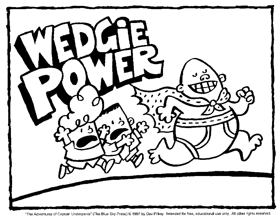 under pants Colouring Pages