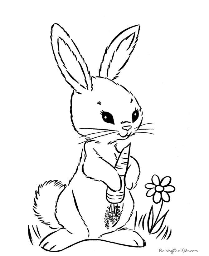 Bunny Coloring Pages - Free Printable Coloring Pages | Free 