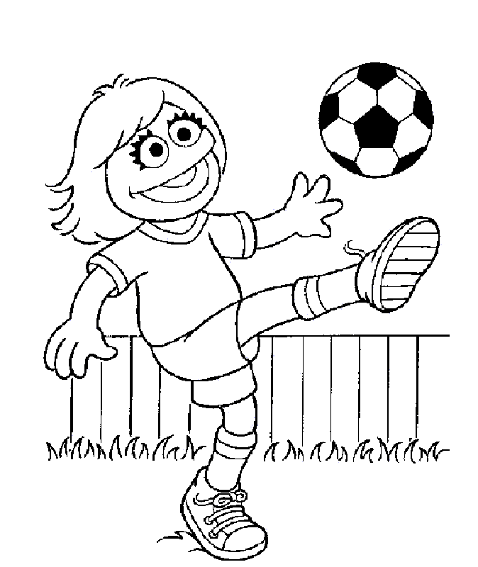 Soccer | Free Printable Coloring Pages