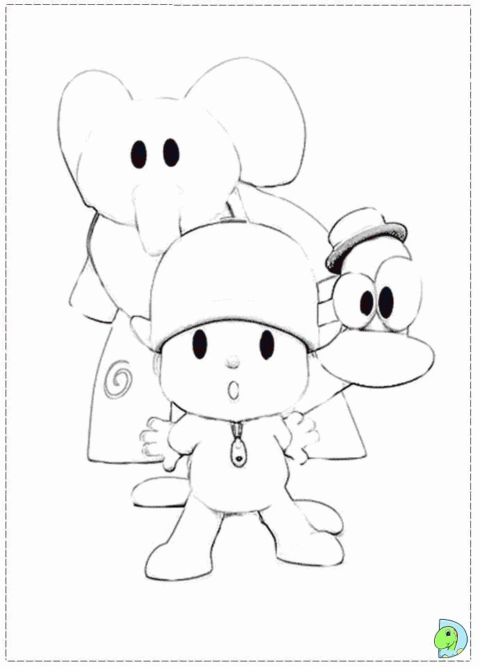 Pocoyo Coloring page