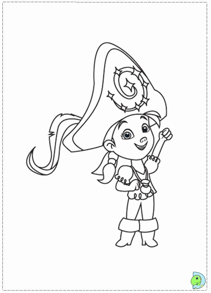 Jake and the Neverland Pirates coloring page