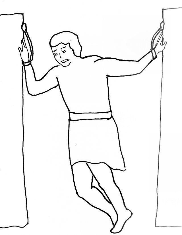 Bible Story Coloring Page for Samson's Victory | Free Bible 