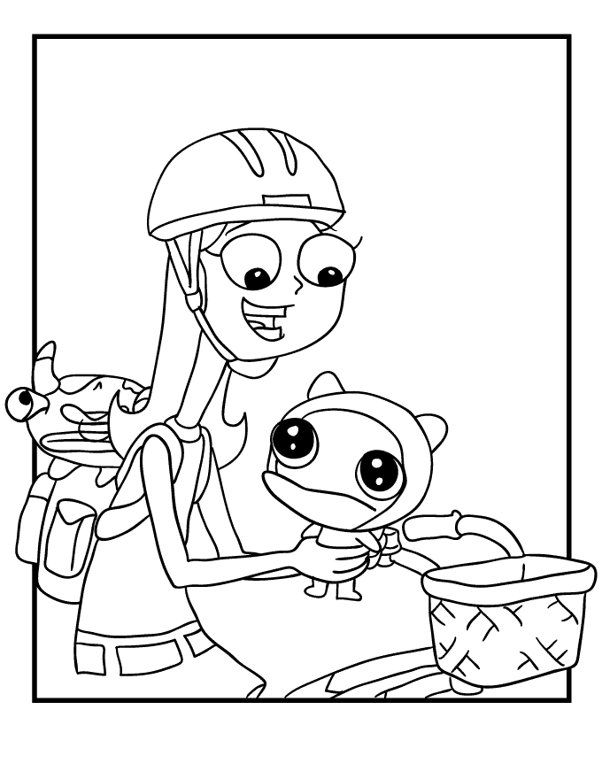 Phineas And Ferb Coloring Pages To Print