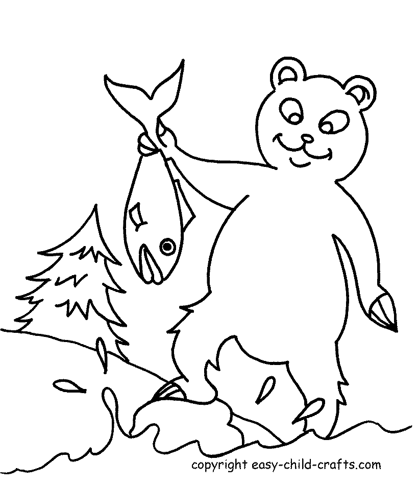 Bear Coloring Page | Disney Coloring Pages | Kids Coloring Pages 