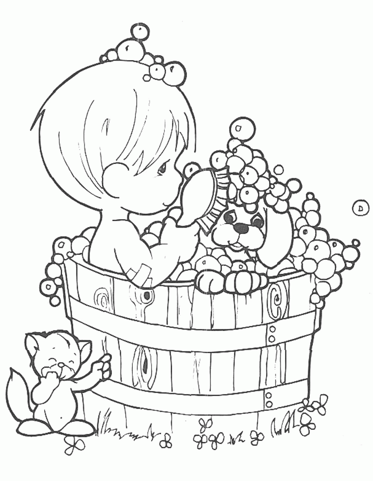 Angel Precious Moments Coloring Pictures - Precious Moments 