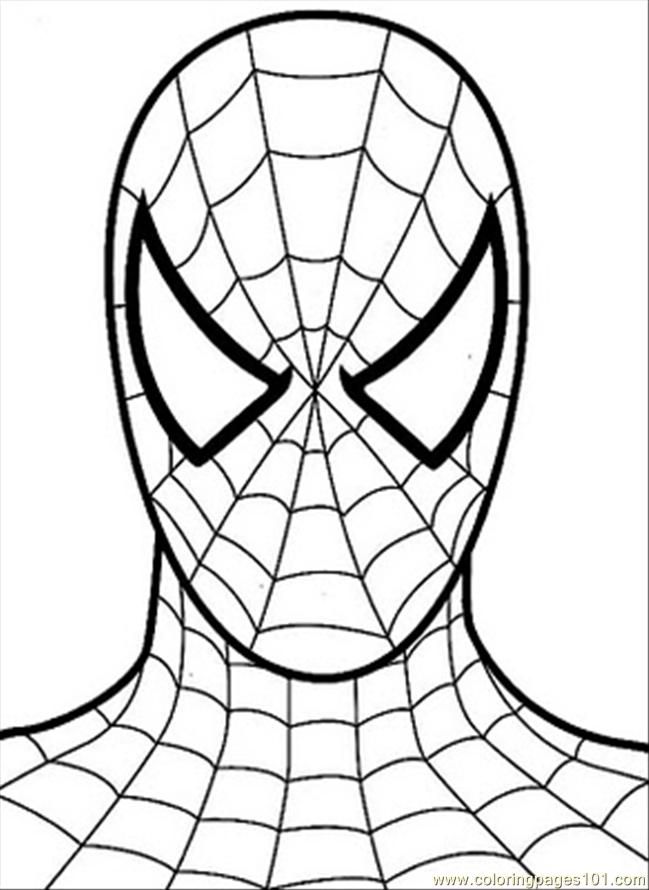 Coloring Pages Spiderman%2bcoloring (Cartoons > Spiderman) - free 