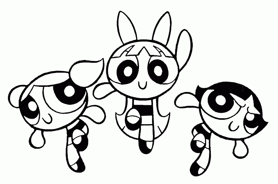 powerpuff girls coloring pages free | Coloring Pages For Kids