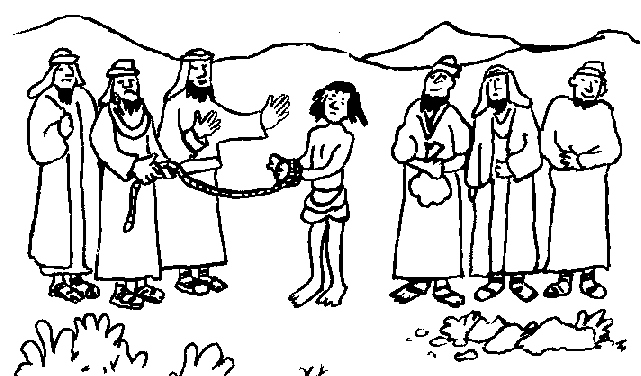 Joseph sold into slavery