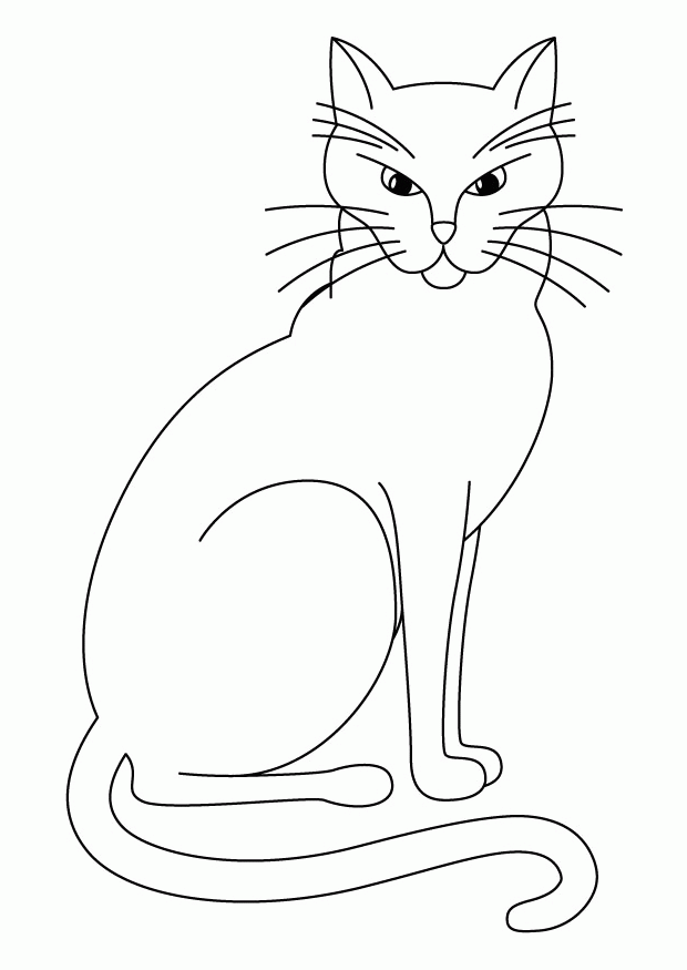 awesome Cat Coloring Pages for kids | Best Coloring Pages