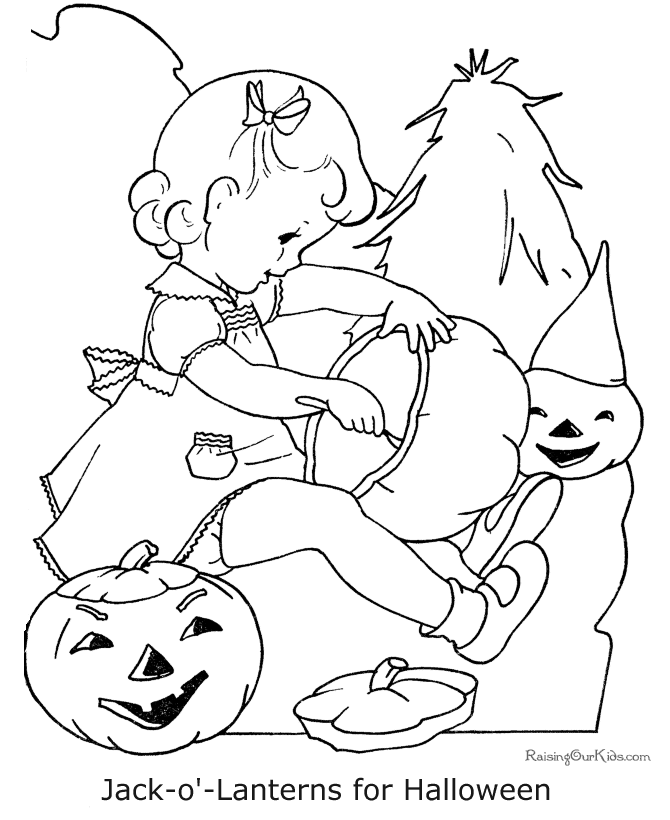 Halloween coloring pages for kids! | art + drawings