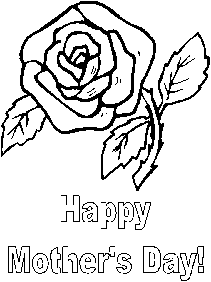 rose and mothers day coloring pages disney