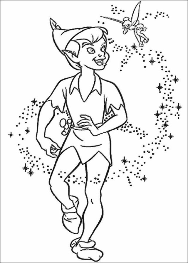 Peterpan Coloring Pages Peter Pan Printable Coloring Pages 207280 